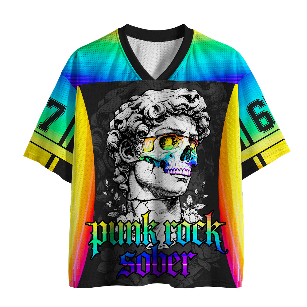 Tokyo-Tiger Punk Rock Sober Mesh Jersey