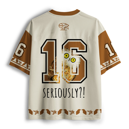 Tokyo-Tiger Seriously Confused Owl Meme Art Mesh Jersey