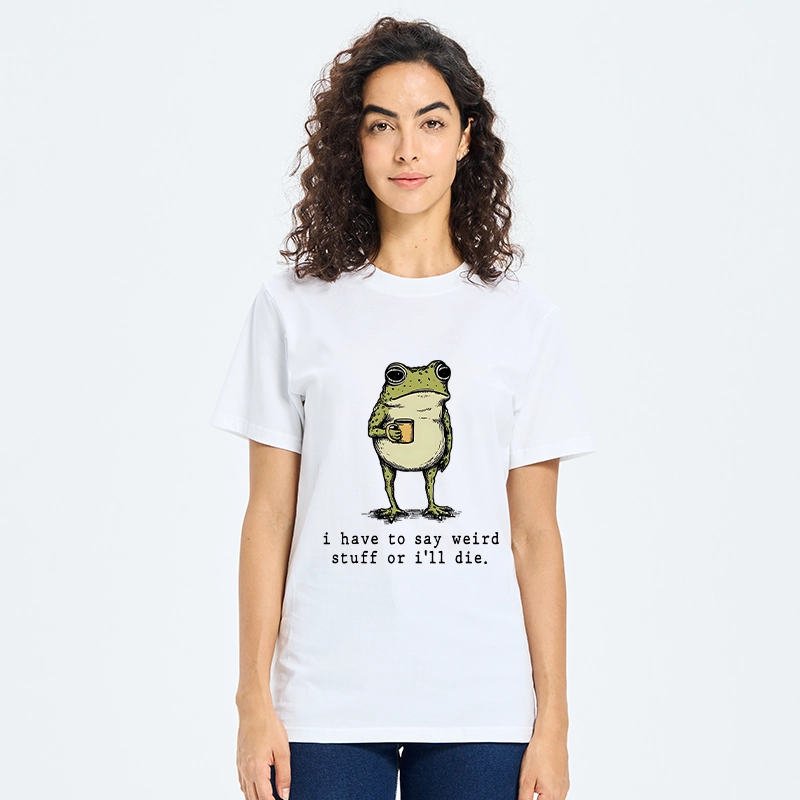 Tokyo-Tiger Funny Meme Weird Talking Coffee Frog Classic T-Shirt