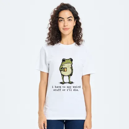 Tokyo-Tiger Funny Meme Weird Talking Coffee Frog Classic T-Shirt