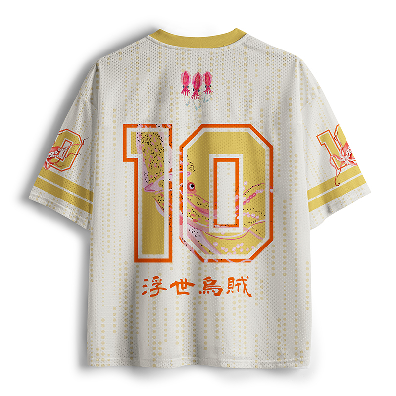 Tokyo-Tiger The Patterned Cuttlefish Mesh Jersey