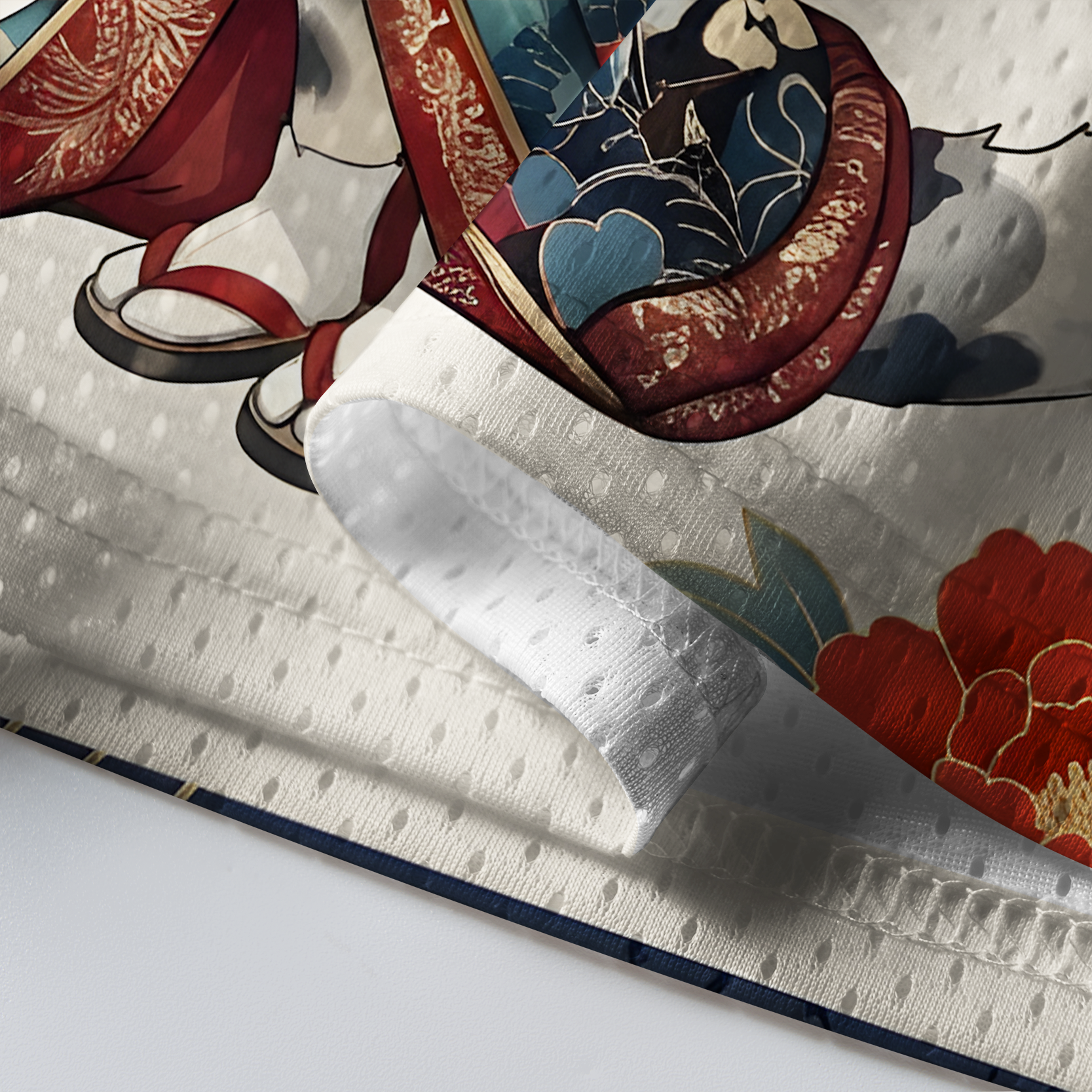 Tokyo-Tiger Peony Butterfly Kimono Cat Mesh Jersey