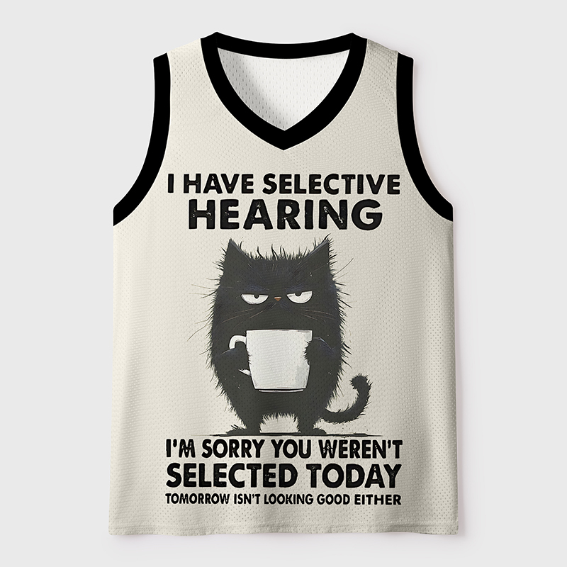 Tokyo-Tiger Selective Hearing Mesh Tank Top