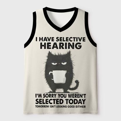Tokyo-Tiger Selective Hearing Mesh Tank Top