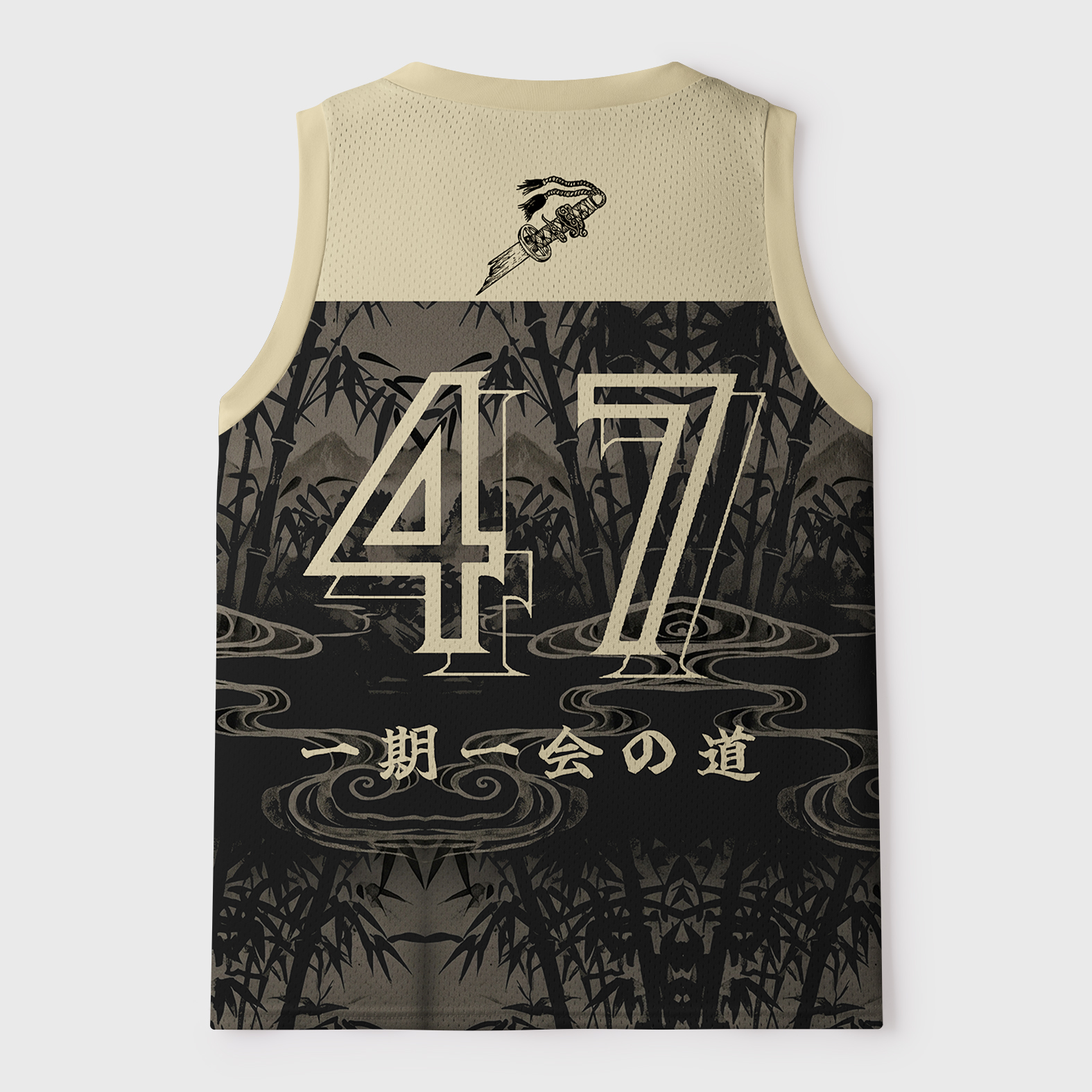 Tokyo-Tiger Calm Blade Capybara Samurai Mesh Tank Top