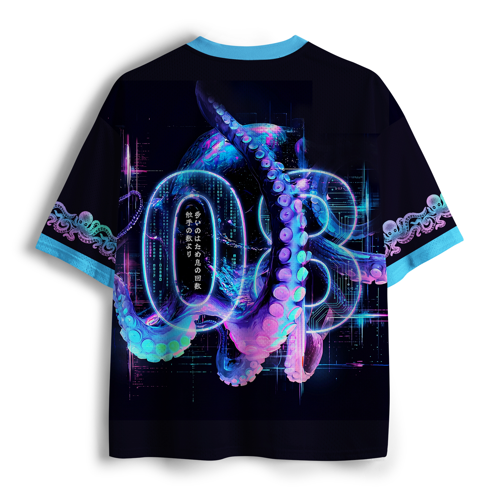 Tokyo-Tiger Neon Void Octopus Mesh Jersey
