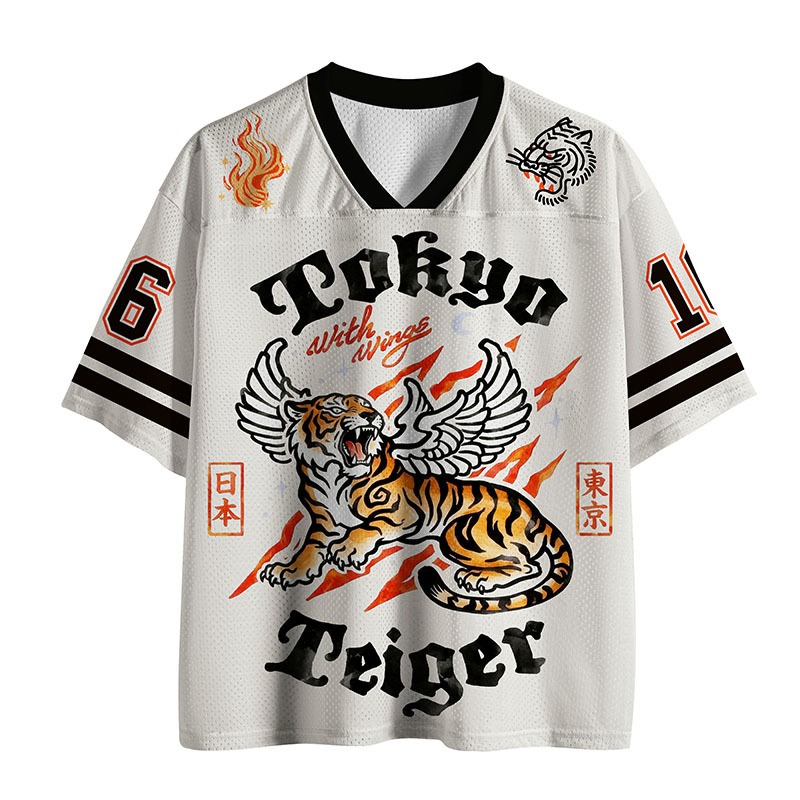 Tokyo-Tiger Tokyo Winged Beast Mesh Jersey