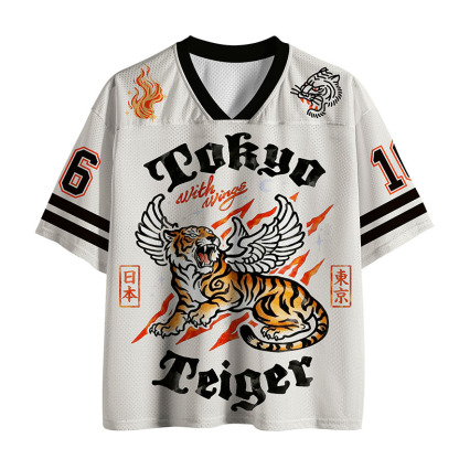 Tokyo-Tiger Tokyo Winged Beast Mesh Jersey
