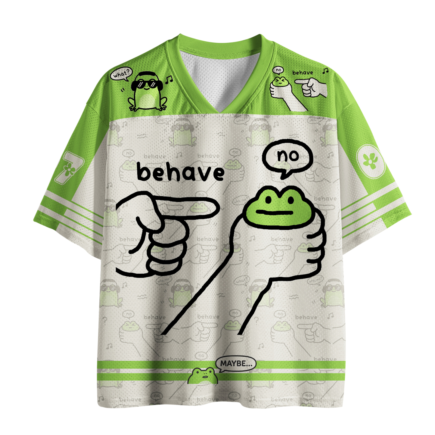 Tokyo-Tiger Japanese Dishonest Cute Frog Mesh Jersey Sale