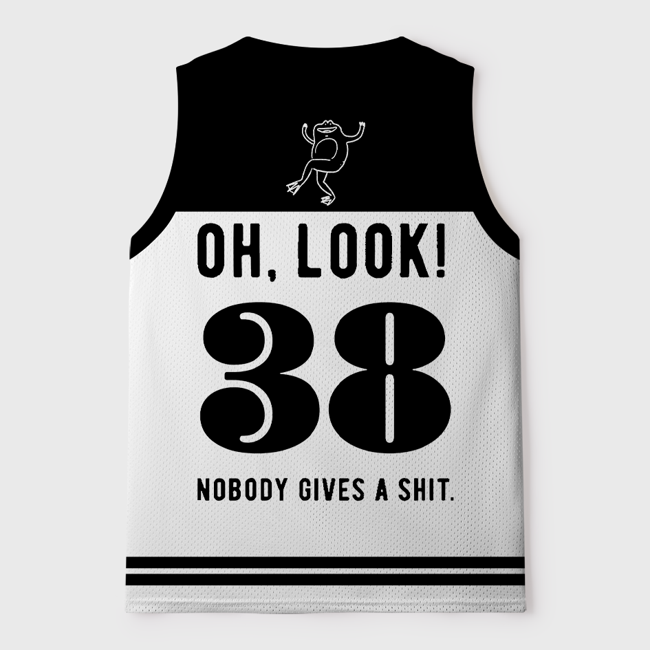 Tokyo-Tiger Nobody Cares Sarcastic Frog  Mesh Tank Top