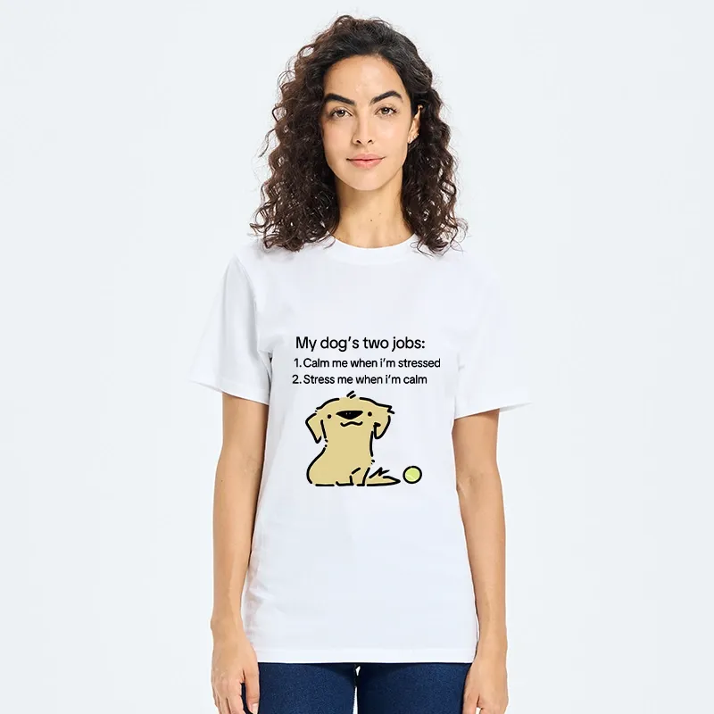 Tokyo-Tiger Funny Meme Dog Two Life Jobs Joke Classic T-Shirt