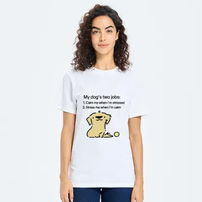Tokyo-Tiger Funny Meme Dog Two Life Jobs Joke Classic T-Shirt