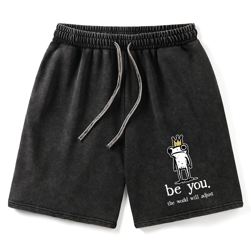 Tokyo-Tiger Crown Frog Stays True To Self Washed Shorts