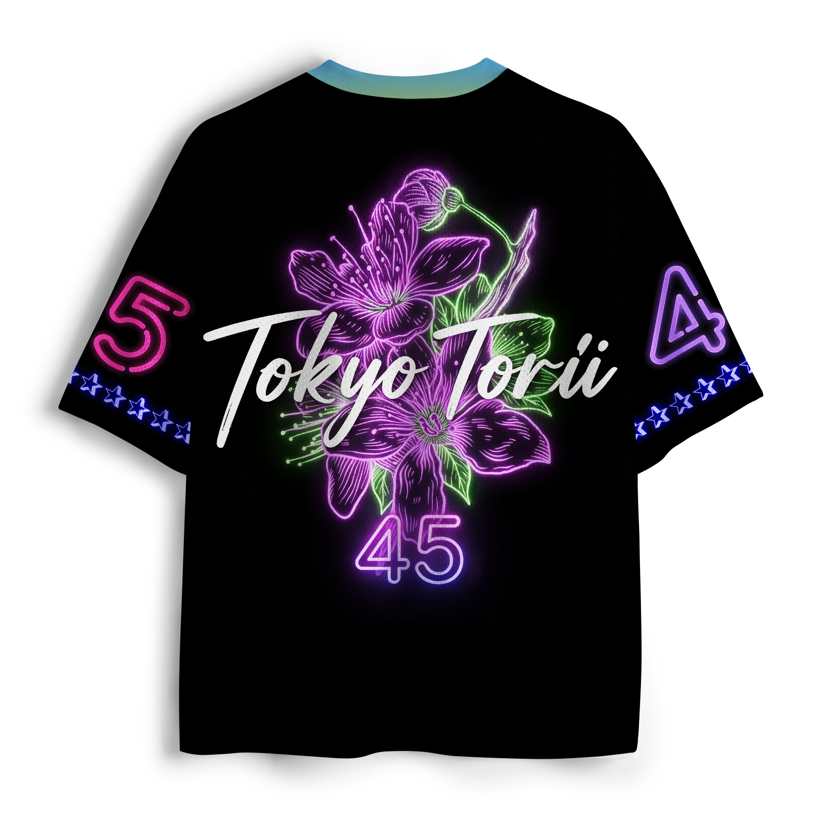 Tokyo-Tiger Tokyo Torii Neon Sakura Mesh Jersey