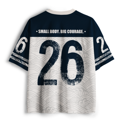 Tokyo-Tiger Small Body Big Courage Capybara Samurai Mesh Jersey