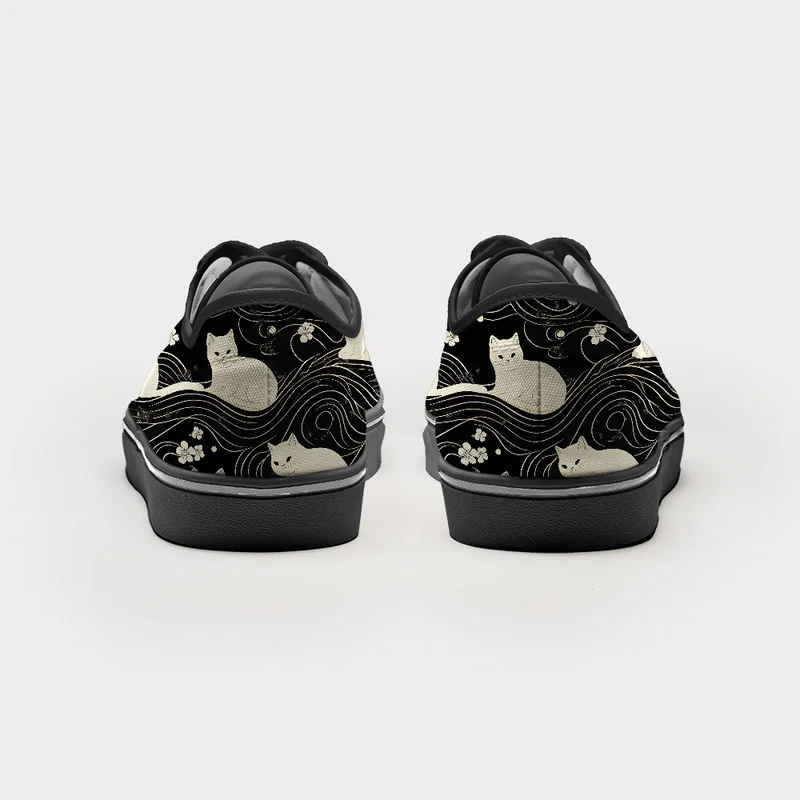 Tokyo-Tiger Mysterious Cat Canvas Shoes