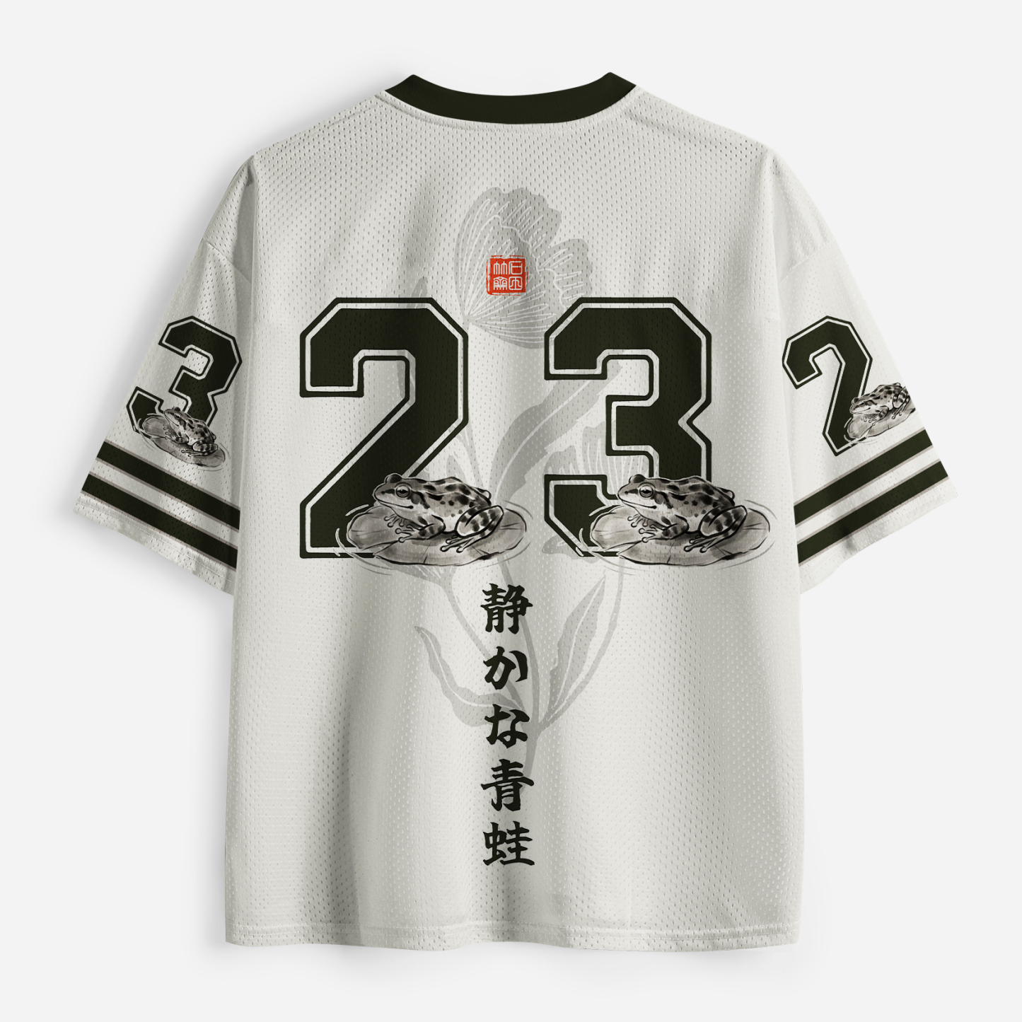Tokyo-Tiger Funny Ink Painting Frog Mesh Jersey