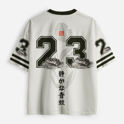 Tokyo-Tiger Funny Ink Painting Frog Mesh Jersey