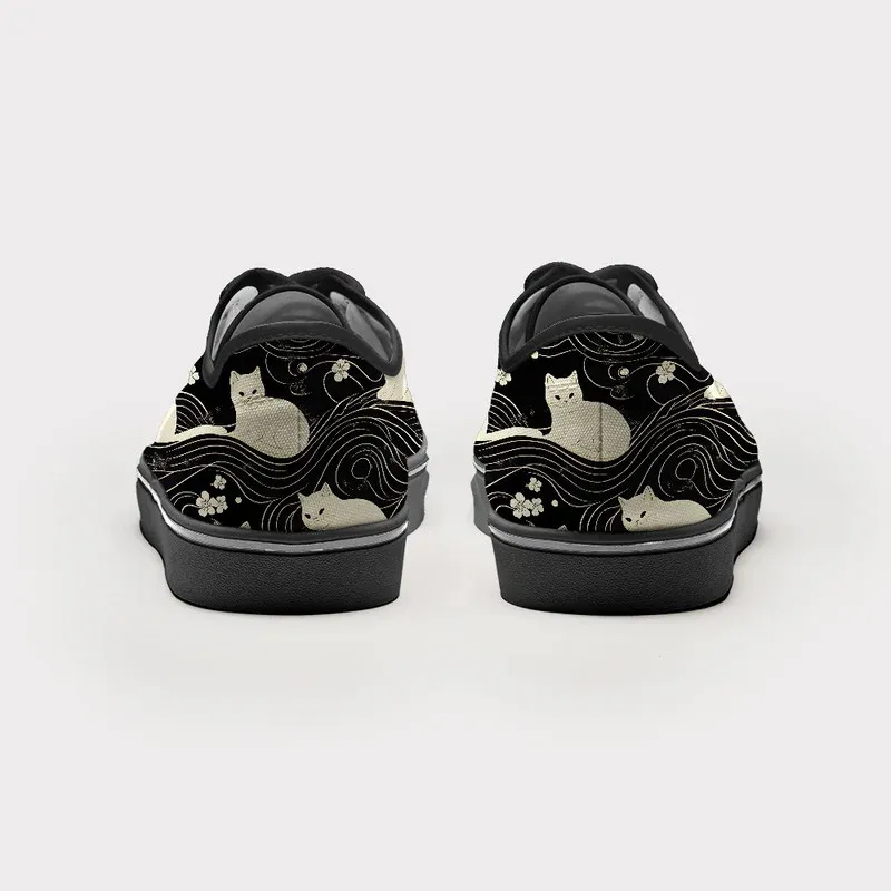 Tokyo-Tiger Mysterious Cat Canvas Shoes