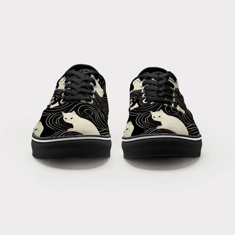 Tokyo-Tiger Mysterious Cat Canvas Shoes