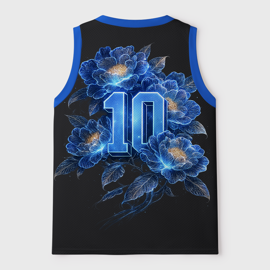 Tokyo-Tiger Endless Cycle Lotus Koi  Mesh Tank Top