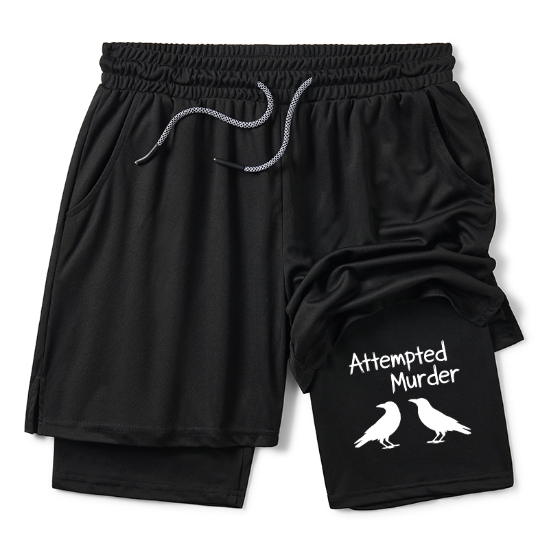 Tokyo-Tiger Two Crows Attempted Murder Joke Training Shorts