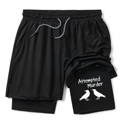 Tokyo-Tiger Two Crows Attempted Murder Joke Training Shorts