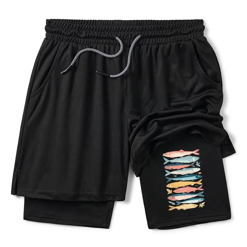 Tokyo-Tiger Beautiful Colorful Fish In The Sea Training Shorts Sale