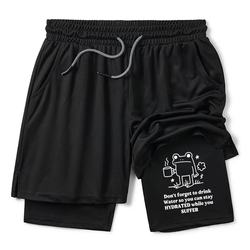 Tokyo-Tiger Frog Says Drink Water Training Shorts Sale