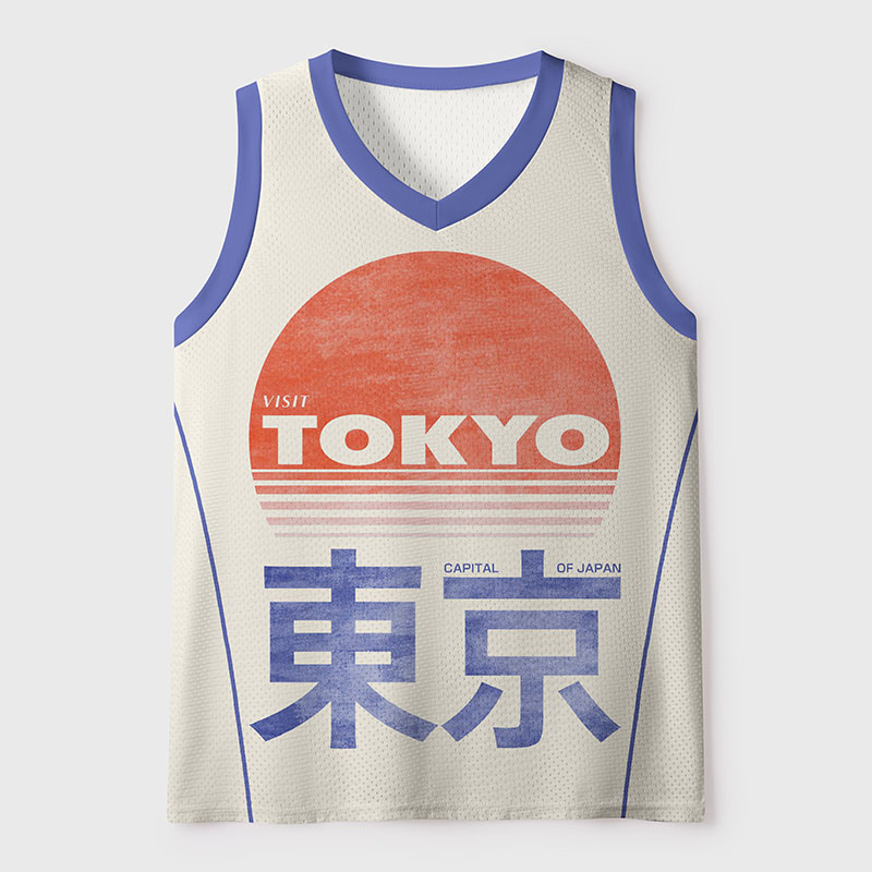 Tokyo-Tiger City Of The Rising Sun Mesh Tank Top