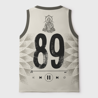 Tokyo-Tiger DJ Buddha Zen Music Mesh Tank Top