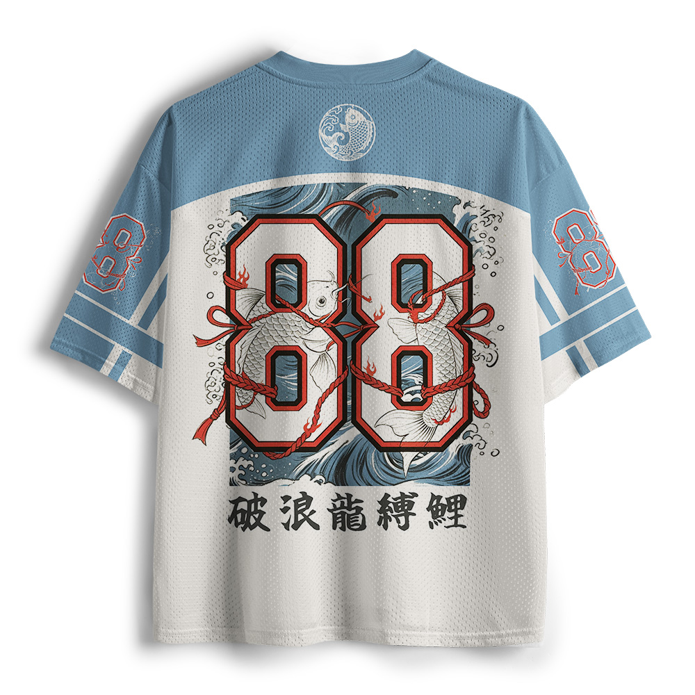Tokyo-Tiger Dragon Bound Carp Mesh Jersey