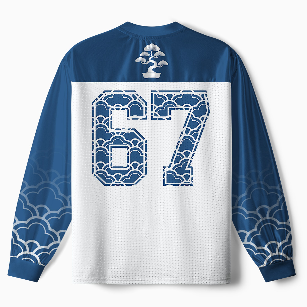 Tokyo-Tiger Bonsai Spirit Paneled Long Sleeve Jersey