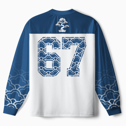Tokyo-Tiger Bonsai Spirit Paneled Long Sleeve Jersey