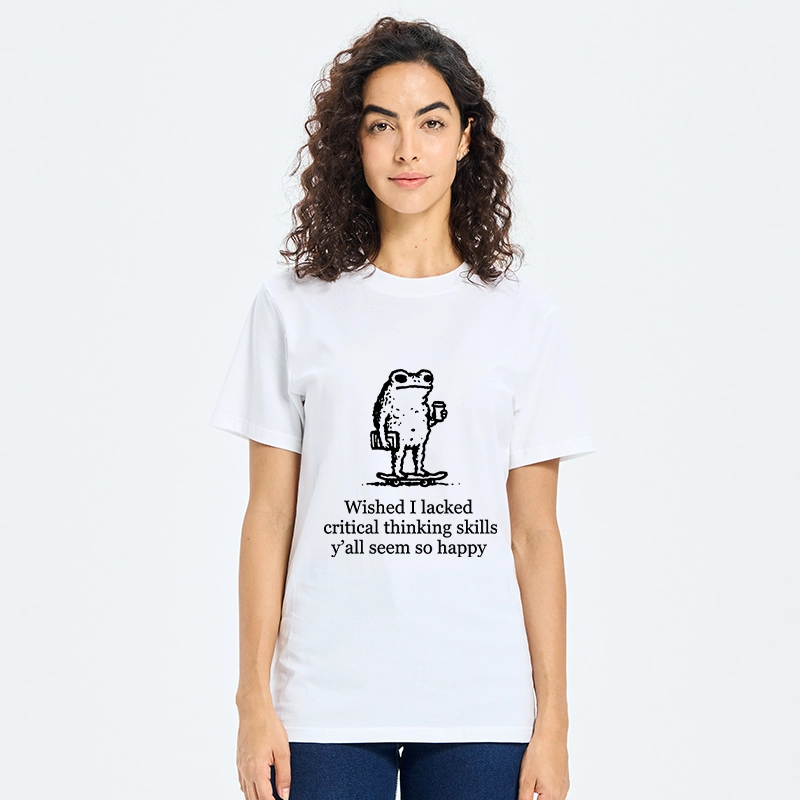 Tokyo-Tiger Skate Frog Deep Thought Funny Meme Classic T-Shirt