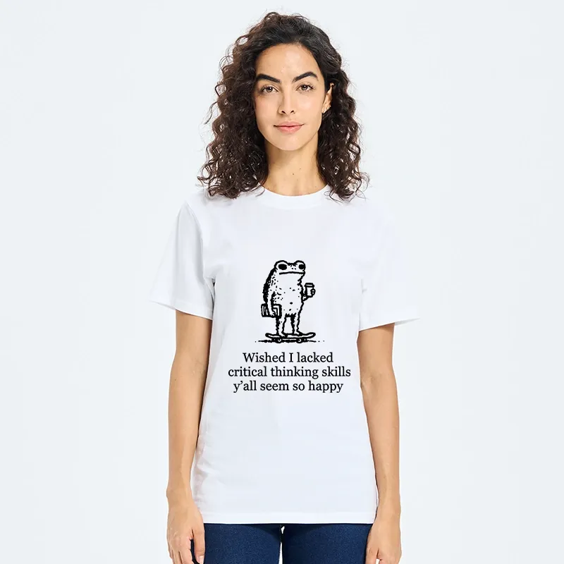 Tokyo-Tiger Skate Frog Deep Thought Funny Meme Classic T-Shirt