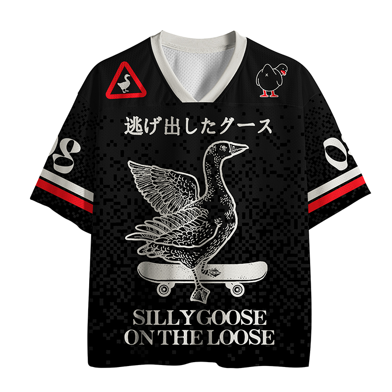 Tokyo-Tiger Skateboard Goose Mesh Jersey
