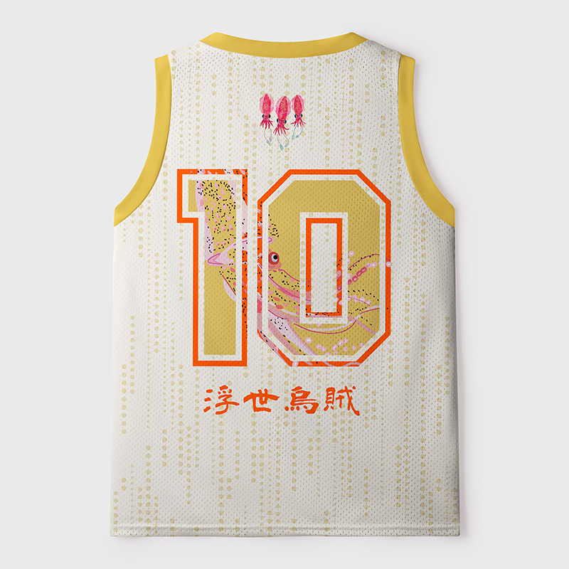 Tokyo-Tiger The Patterned Cuttlefish Mesh Tank Top