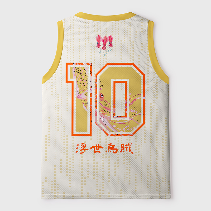 Tokyo-Tiger The Patterned Cuttlefish Mesh Tank Top