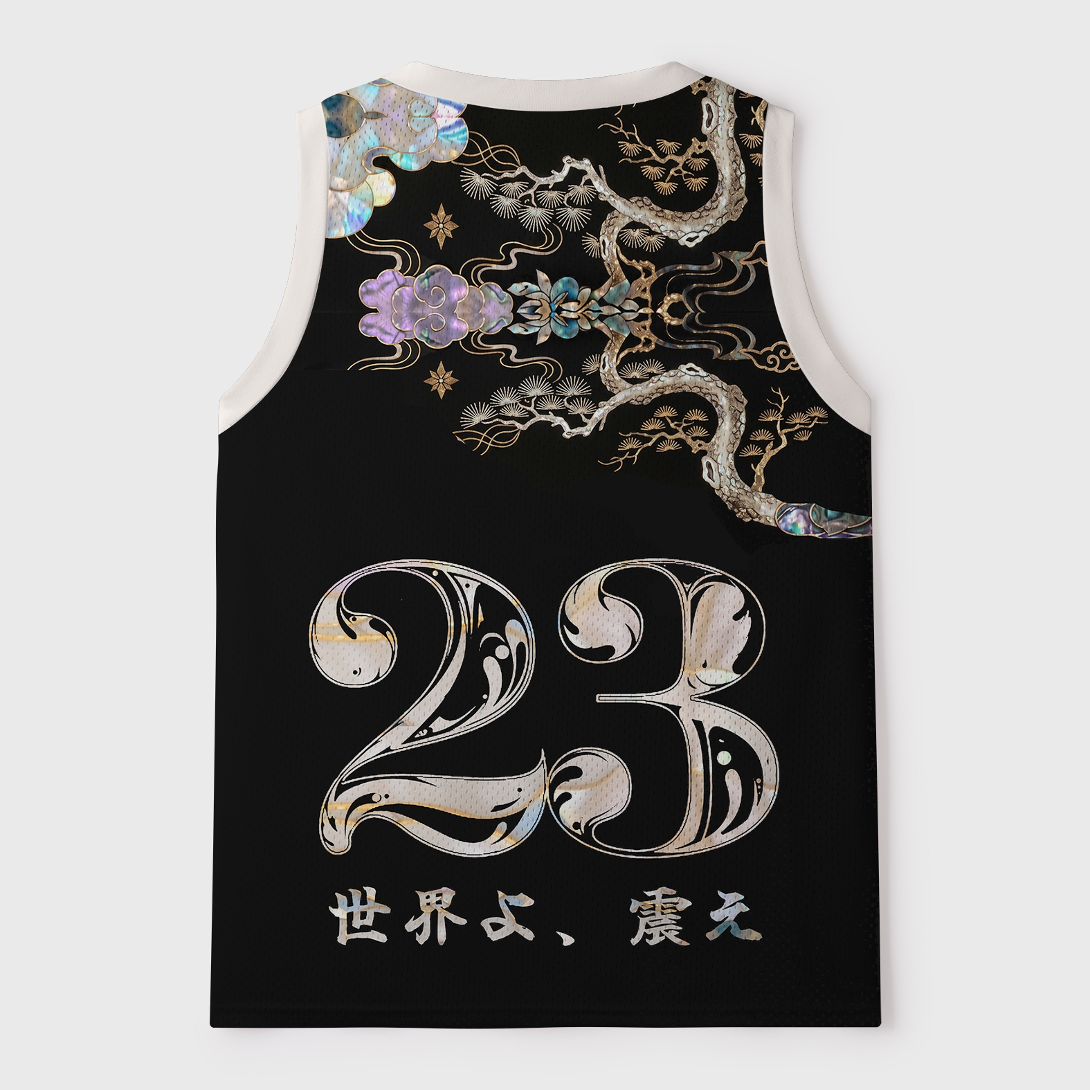 Tokyo-Tiger Celestial Tiger Rising Mesh Tank Top