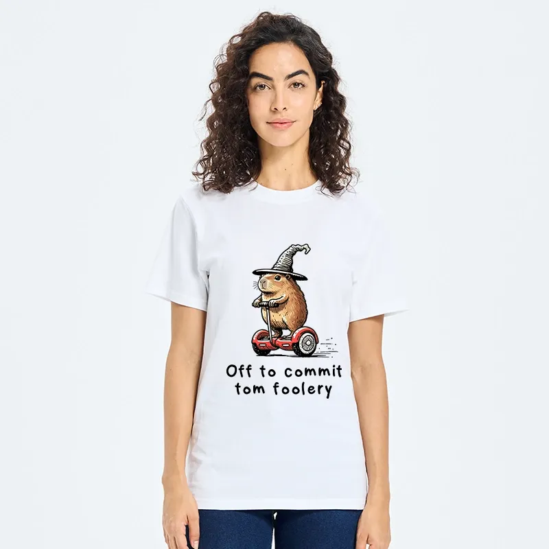 Tokyo-Tiger Cute Magic Capybara Foolish Fun Art Classic T-Shirt