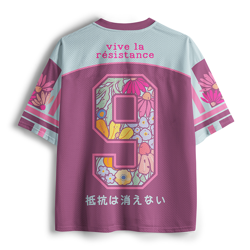 Tokyo-Tiger Long Live Resistance Mesh Jersey