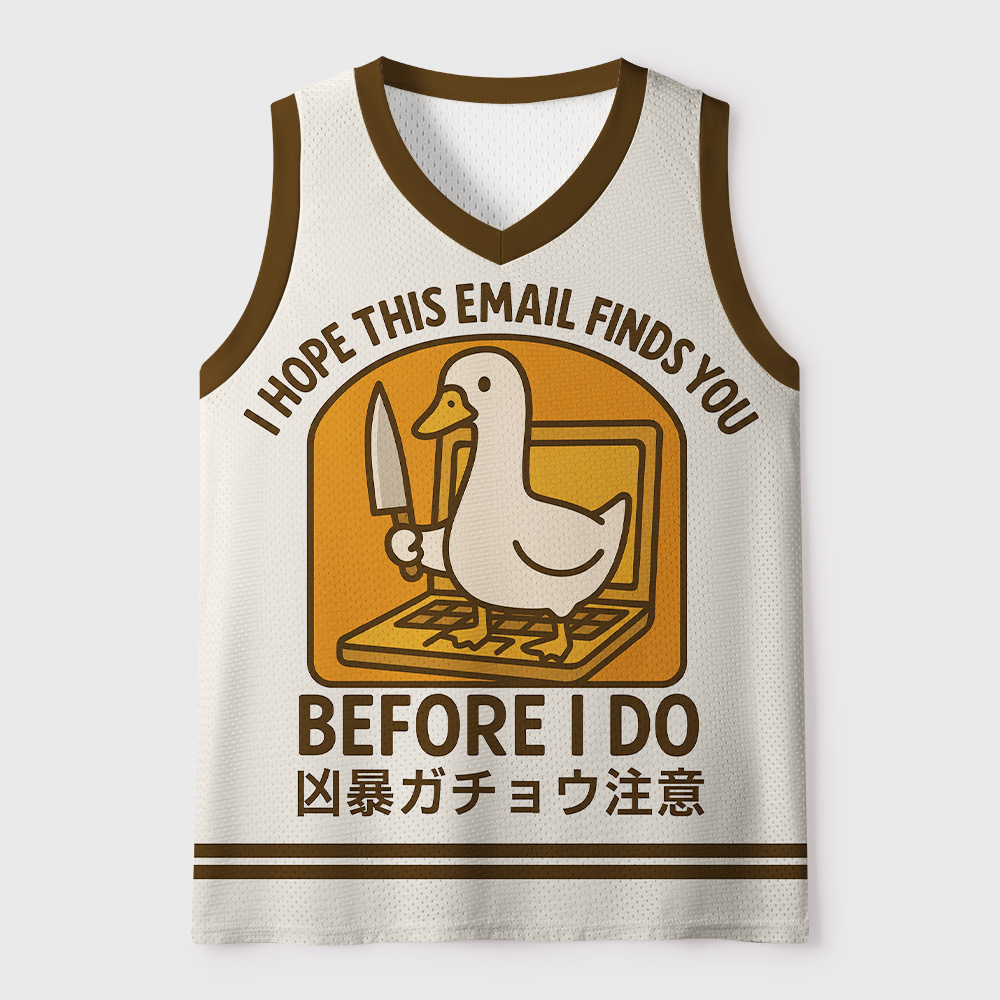 Tokyo-Tiger Angry Email Goose Mesh Tank Top