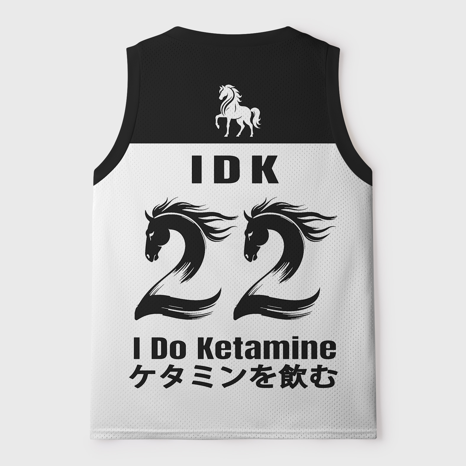 Tokyo-Tiger I DK I Do Ketamine Mesh Tank Top
