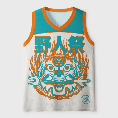 Tokyo-Tiger Wild Festival Tokyo Tiger Mesh Tank Top