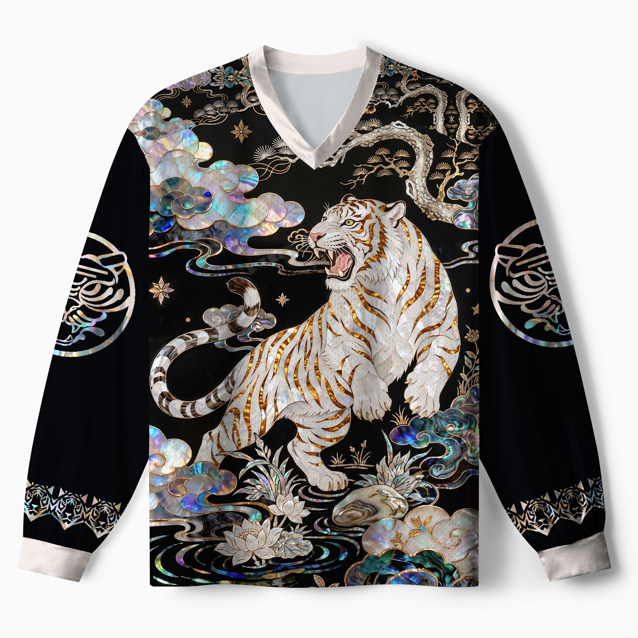 Tokyo-Tiger Celestial Tiger Rising Paneled Long Sleeve Jersey