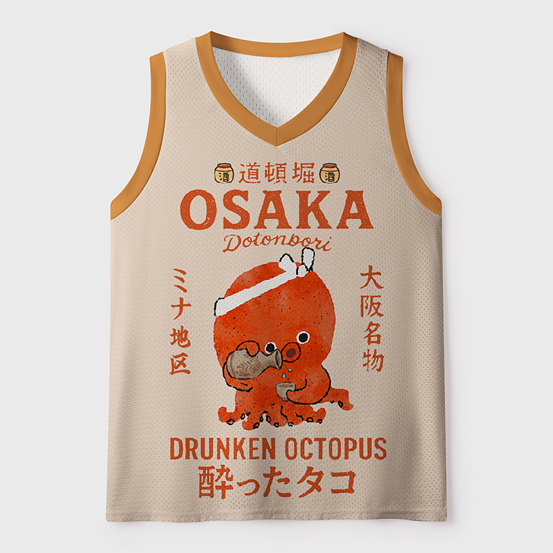 Tokyo-Tiger Tako Sake Vibes In Osaka Mesh Tank Top Sale