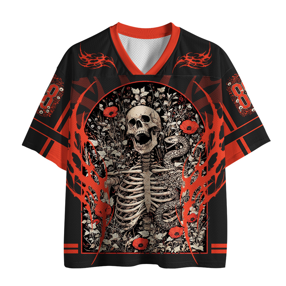 Tokyo-Tiger Skeleton Poppy Viper Mesh Jersey