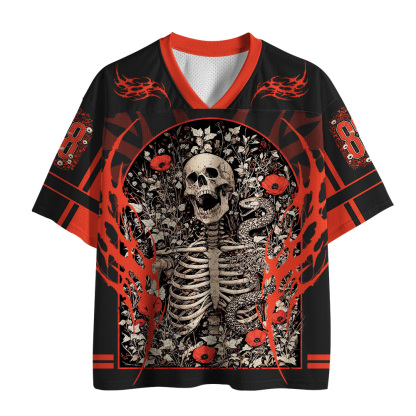 Tokyo-Tiger Skeleton Poppy Viper Mesh Jersey