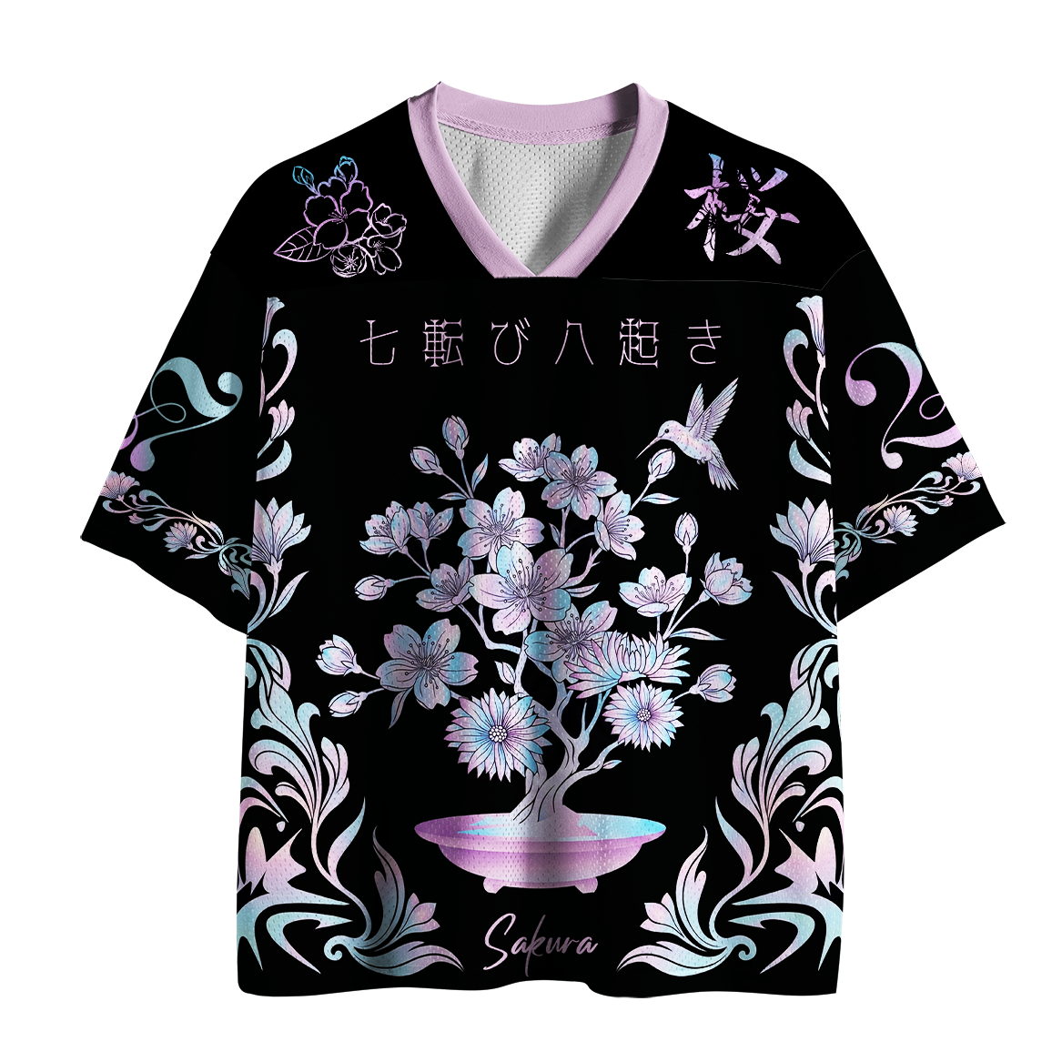 Tokyo-Tiger Nanakorobi Yaoki Sakura Bonsai Mesh Jersey